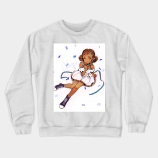 Curly Cute B Crewneck Sweatshirt